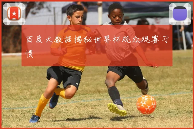 百度大数据揭秘世界杯观众观赛习惯